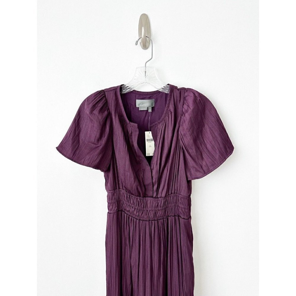 NWT Anthropologie The Somerset Maxi Dress XXS Purple - Picture 6 of 9